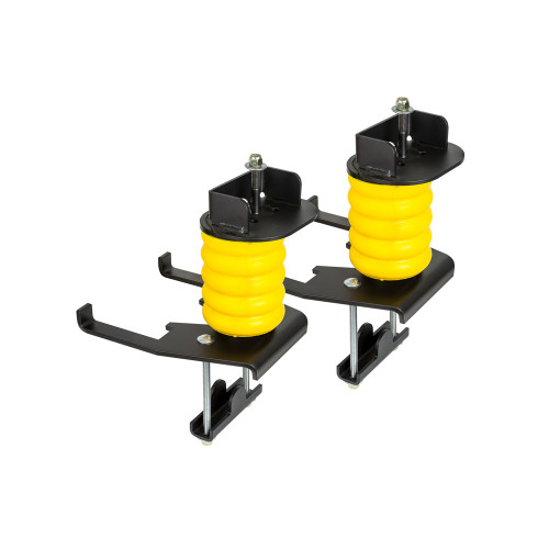 Bump Stop - SumoSprings - OEM Style - 4 in OD - 5 in Tall - Bolt-On - 54 gr - Rear - Brackets / Hardware Included - Polyurethane - Yellow - 2800 lb Capacity - Super Duty - Ford Fullsize Truck 1999-2016 - Pair Bump Stop - SumoSprings - OEM Style - 4 in OD - 5 in Tall - Bolt-On - 54 gr - Rear - Brackets / Hardware Included - Polyurethane - Yellow - 2800 lb Capacity - Super Duty - Ford Fullsize Truck 1999-2016 - Pair