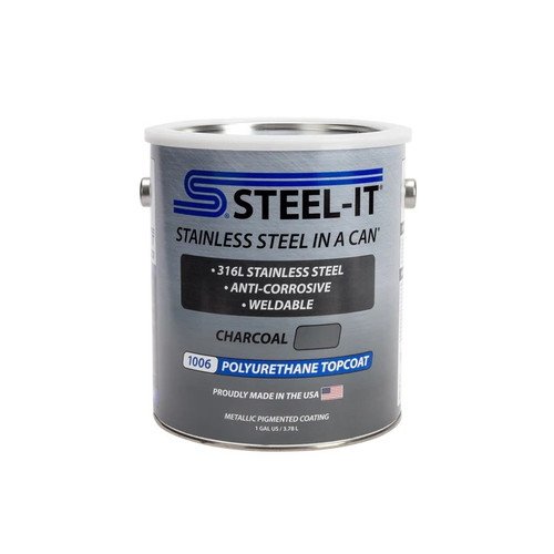 Paint - Stainless Steel in a Can - Urethane - Weldable - Non-Corrosive - Charcoal - 1 gal Can - Each Paint - Stainless Steel in a Can - Urethane - Weldable - Non-Corrosive - Charcoal - 1 gal Can - Each