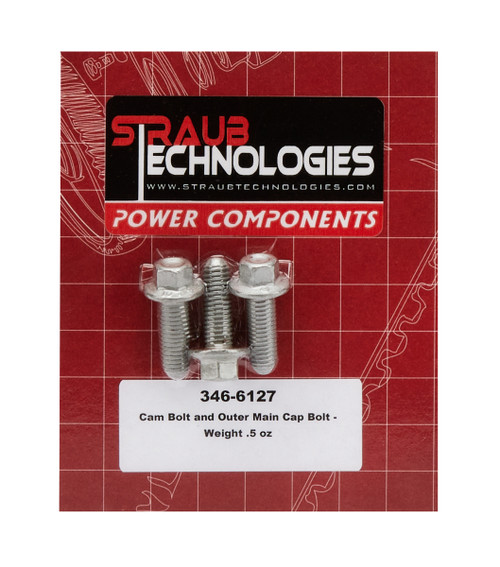 Camshaft Retainer Bolt - 8 mm x 1.25 Thread - 22.5 mm Length - 10 mm Hex Head - Steel Natural - GM LS-Series - Set of 3 Camshaft Retainer Bolt - 8 mm x 1.25 Thread - 22.5 mm Length - 10 mm Hex Head - Steel Natural - GM LS-Series - Set of 3