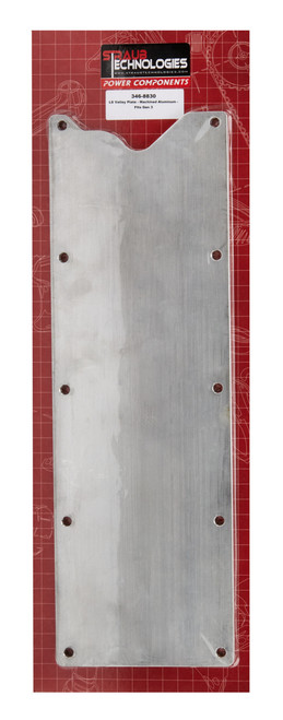 Valley Cover - 0.25 in Thick - Aluminum - Natural - GM LS-Series - Each