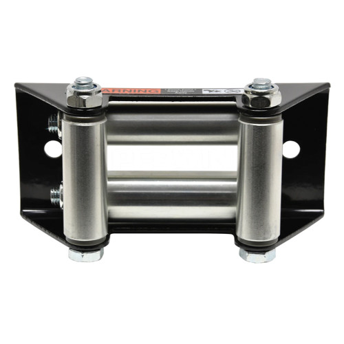 Winch Fairlead - Roller - Stainless Rollers - Steel - Black Powder Coat - Superwinch LT-Series Winches - Each