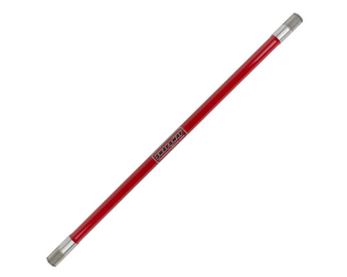 Torsion Bar - Tubular - 1.025 in OD - 1-1/8-48 in Spline - 30 in Long - Chromoly - Red Powder Coat - Right Front / Left Rear - Sprint Car - Each