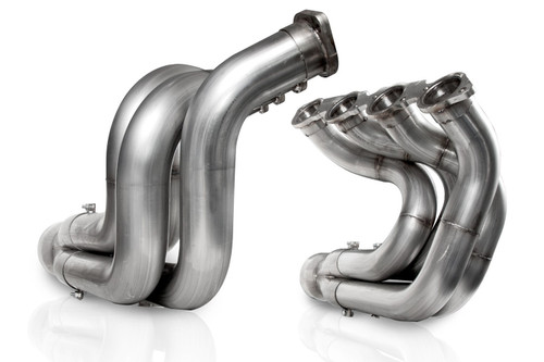 Headers - Dragster - 2.25 to 2.375 in Stepped Primary - 4.5 in Merge Collector - Stainless - Natural - Big Block Chevy - Pair