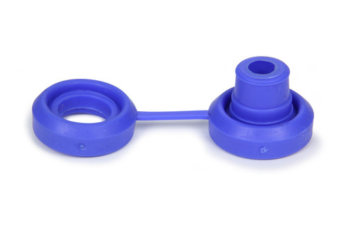 Exhaust Hanger Grommet - Male / Female - 0.375 in ID - 1.125 in OD - 0.875 in Thick - Silicone - Blue - Kit