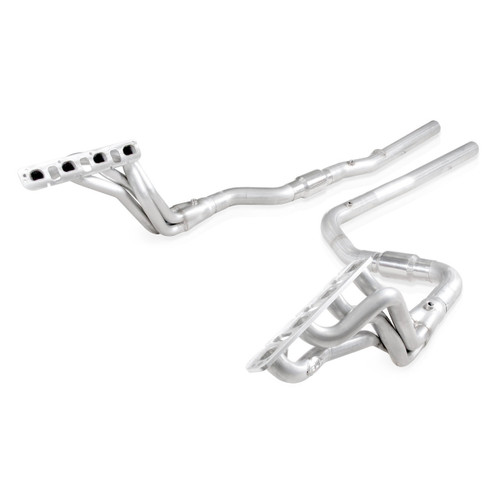 Headers - Long Tube - 1.875 in Primary - 3 in Collector - Converters Included - Hardware Included - Stainless - Natural - Mopar Gen III Hemi - Dodge Ram Fullsize Truck 2009-19 - Kit