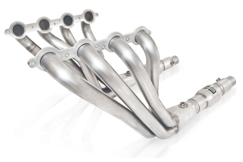 Headers - Stainless Power - Long Tube - 1.875 in Primary - 3 in Collector - Converters Included - Intermediate Pipe Included - Hardware Included - Stainless - Natural - 6.2L - Chevy Camaro 2010-15 - Kit