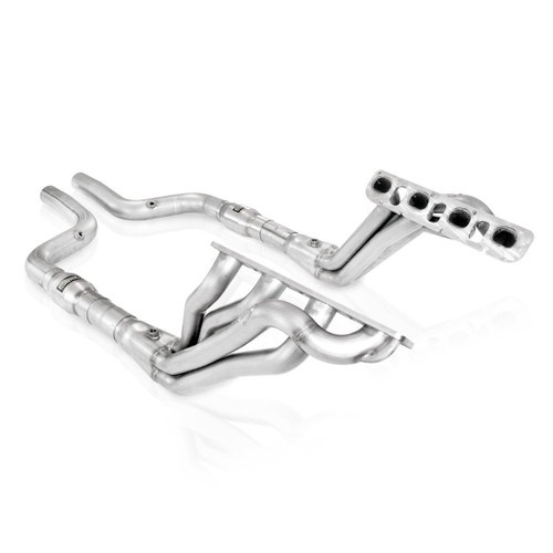 Headers - Stainless Power - Long Tube - 1.875 in Primary - 3 in Collector - Converters Included - Hardware Included - Stainless - Natural - Mopar Gen III Hemi - Dodge Challenger / Charger 2006-21 - Kit