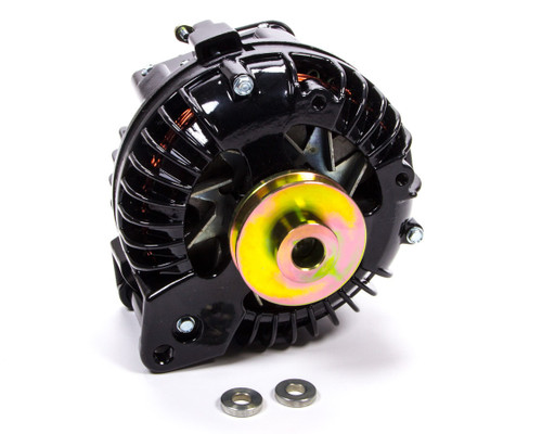 Alternator - 100 amps - 12V - 1-Wire - Single V-Belt Pulley - Aluminum Case - Black Powder Coat - Mopar - Each Alternator - 100 amps - 12V - 1-Wire - Single V-Belt Pulley - Aluminum Case - Black Powder Coat - Mopar - Each