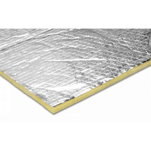 Heat and Sound Barrier - Cool-It - 48 x 48 in Sheet - 0.5 in Thick - Aluminized Foam - Silver - Each