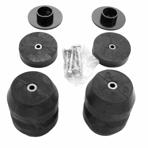 Helper Spring Kit - SES - OEM Style - Stock Height - Bolt-On - Rear - Hardware Included - Rubber - Black - 6000 lb Capacity - Ford Fullsize Truck 2004-08 - Kit