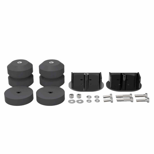Helper Spring Kit - SES - OEM Style - Stock Height - Rear - Hardware Included - Rubber - Black - 6000 lb Capacity - Ford Fullsize Truck 1970-2004 - Kit