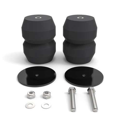 Helper Spring Kit - SES - OEM Style - Stock Height - Rear - Hardware Included - Rubber - Black - 8600 lb Capacity - GM Fullsize Truck 1999-2012 - Kit Helper Spring Kit - SES - OEM Style - Stock Height - Rear - Hardware Included - Rubber - Black - 8600 lb Capacity - GM Fullsize Truck 1999-2012 - Kit