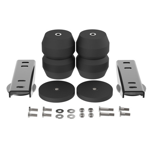 Helper Spring Kit - SES - OEM Style - Stock Height - Rear - Hardware Included - Rubber - Black - 6000 lb Capacity - GM Fullsize Truck 1988-2000 - Kit Helper Spring Kit - SES - OEM Style - Stock Height - Rear - Hardware Included - Rubber - Black - 6000 lb Capacity - GM Fullsize Truck 1988-2000 - Kit
