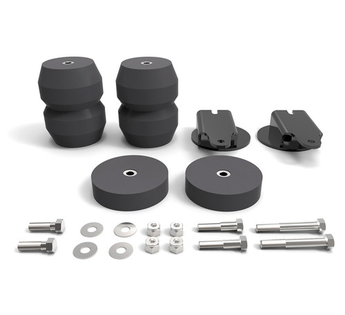 Helper Spring Kit - SES - OEM Style - Stock Height - Rear - Hardware Included - Rubber - Black - 6000 lb Capacity - GM Fullsize Truck 1999-2010 - Kit