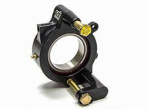 Birdcage - Driver Side - 2.760 in ID Bearing - Adjustable - Single Bearing - Hardware Included - Aluminum - Black Anodized - Sprint Car - Each