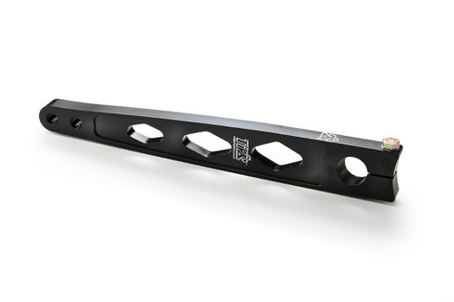 Pitman Arm - 11.125 to 12.125 in Long - 10 Degree Broach - Aluminum - Black Anodized - Sprint Car - Each Pitman Arm - 11.125 to 12.125 in Long - 10 Degree Broach - Aluminum - Black Anodized - Sprint Car - Each