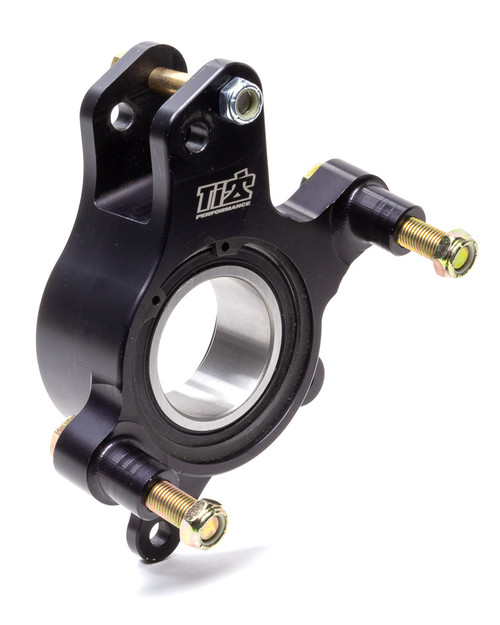 Birdcage - Passenger Side - 1.975 in ID Bearing - Single Bearing - Panhard - 5-1/4 in Bolt Hole Center to Center - Bearing / Bolts / Snap Ring - Aluminum - Black Anodized - Micro / Mini - Kit