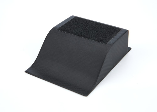 Heel Riser - 2 in Tall - 4.5 in Wide - Non-Skid Pad - Carbon Fiber - Each