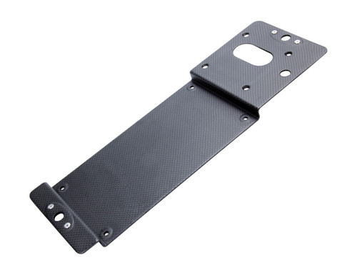 Ignition Box Bracket - Quick Release - Carbon Fiber - Natural - MSD Ignition Boxes - Flat Dash - Sprint Car - Each