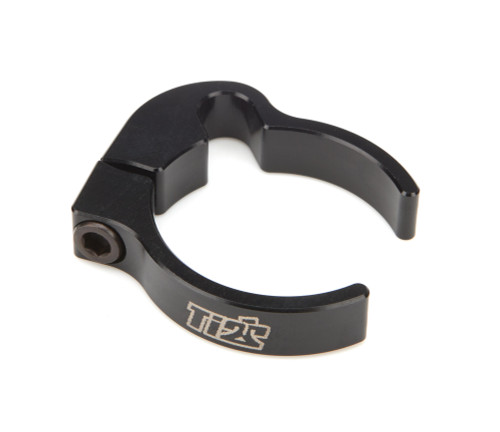 Line Clamp - 2-Piece - 1-1/2 in ID - Aluminum - Black Anodized - Each