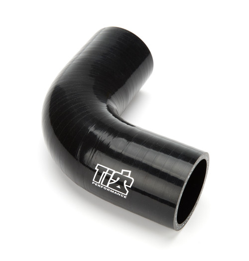 Radiator Hose - Lower - 90 Degree Bend - 1.75 in ID - Silicone - Black - Sprint Car - Each