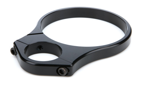 Fire Extinguisher Mount - Clamp-On - Tube Mount - Aluminum - Black Anodized - 3-1/2 in Diameter Fire Extinguishers - 1-3/8 in OD Tube - Each