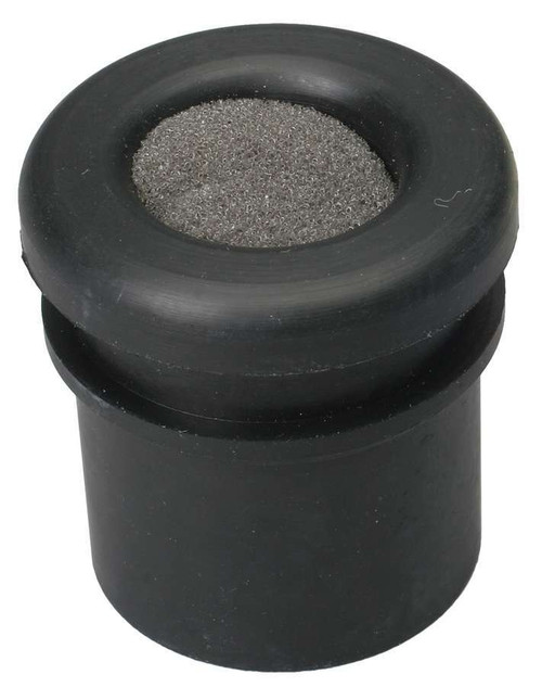 Breather Grommet - Baffled - 0.75 in ID - 1.25 in OD - 1 in Thick - Rubber - Black - Each Breather Grommet - Baffled - 0.75 in ID - 1.25 in OD - 1 in Thick - Rubber - Black - Each