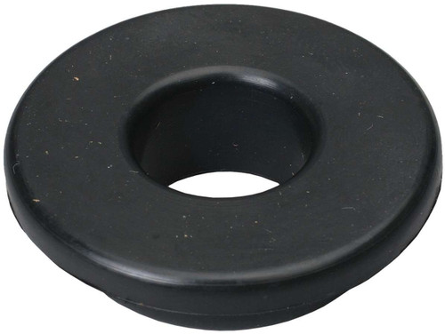 PCV Grommet - 0.75 in ID - 1 in OD - 0.4 in Thick - Rubber - Black - Each
