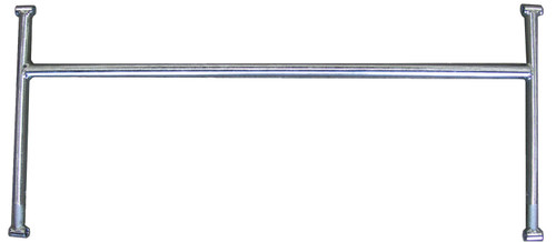 Wing Post - Top - 25 in Wide - 11 in Tall - 0.625 in OD - Sliders Included - Chromoly - Chrome - Triple X Micro / Mini - Kit