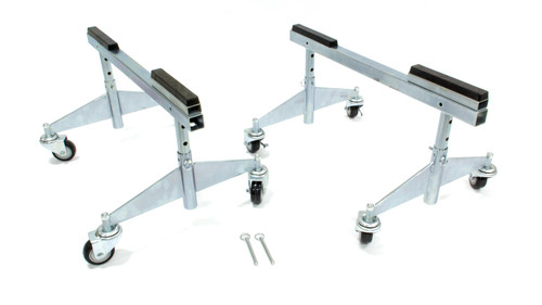 Frame Stand and Dolly - Steel - Zinc Plated - Triple X Sprint Chassis - Pair