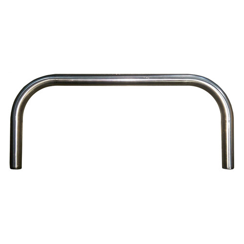 Bumper - Front - 1 in OD Tube - 0.065 in Wall - Single Bar - Stainless - Natural - Triple X Sprint Car - Each