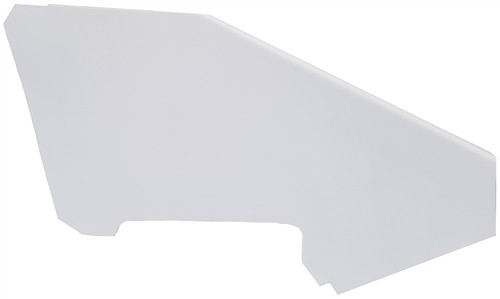 Hood Panel - 5-Series - Passenger Side - Fiberglass - White - Triple X Sprint Car - Each