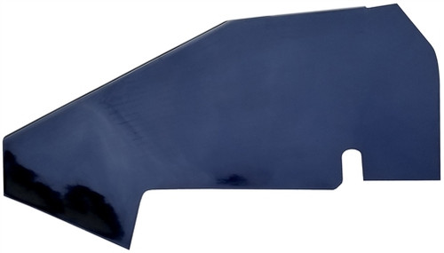 Hood Panel - 5-Series - Driver Side - Fiberglass - Black - Triple X Sprint Car - Each