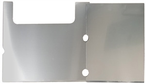 Engine Enclosure - Passenger Side - 2-Piece - Full - Aluminum - Natural - Triple X Sprint Car - Kit