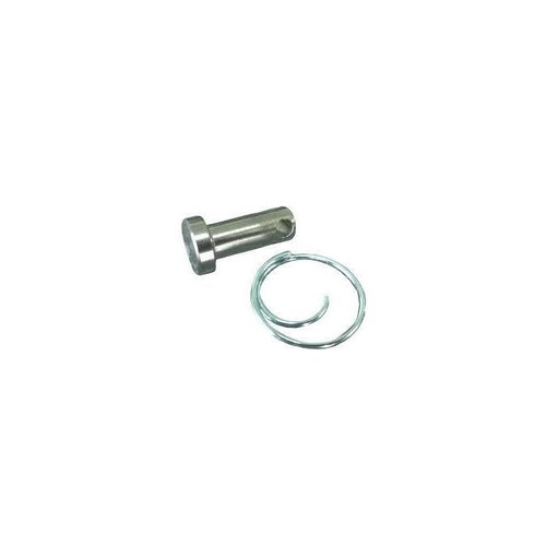 Top Wing Pin - Quick Pin - Wing Tree - 0.25 in OD - Clip - Titanium - Natural - Sprint Car - Each