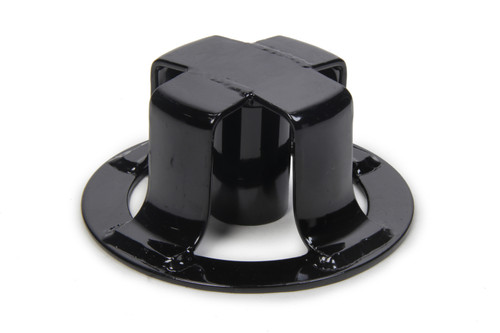 Spring Cup - Lightweight - Upper - Screw-On - Steel - Black Powder Coat - 5 / 5.5 in OD Springs - Each