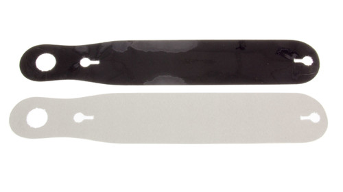 Helmet Shield Tear Off - 2 mm Thick - 11.5 in Center to Center - Plastic - Smoked - Simpson / Aria Helmets - Set of 5