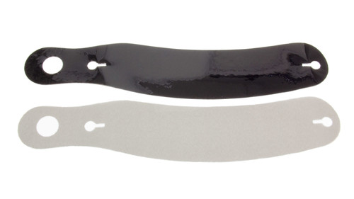Helmet Shield Tear Off - 2 mm Thick - 11.5 in Center to Center - Plastic - Smoked - Simpson / Shoei Helmets - Set of 5