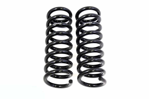 Suspension Spring Kit - 1 in Lowering - Front - Steel - Black Powder Coat - GM A-Body 1964-72 - Pair