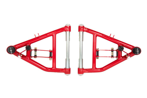 Control Arm - Cornermax - Tubular - Lower - Front - Red Powder Coat - GM Fullsize Truck 1971-87 - Pair Control Arm - Cornermax - Tubular - Lower - Front - Red Powder Coat - GM Fullsize Truck 1971-87 - Pair