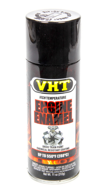 Paint - Engine - High Temperature - Ceramic Urethane - Gloss Black - 11 oz Aerosol - Each