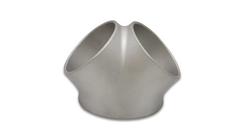 Exhaust Y-Pipe - 3 in Inlet - 2.5 in Outlets - Steel - Natural - Universal - Each