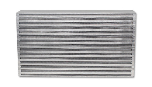 Intercooler Core - Horizontal Flow - 17.75 x 3.5 x 9.75 in Tall - Aluminum - Natural - Each