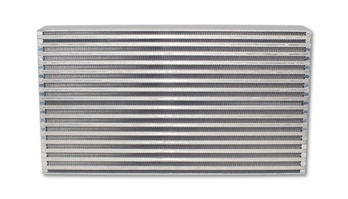 Intercooler Core - Horizontal Flow - 20 x 3.5 x 11 in Tall - Aluminum - Natural - Each Intercooler Core - Horizontal Flow - 20 x 3.5 x 11 in Tall - Aluminum - Natural - Each
