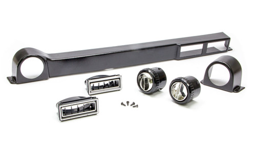 Heating / Cooling Louver - Under Dash - 2-Piece - 2.5 in Hose - Plastic - Black / Chrome - Kit