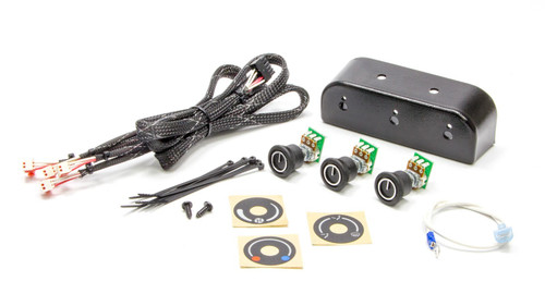 Climate Control Panel - Gen IV Base Model - 3 Knob - Horizontal - 5.25 x 1.25 in Rectangle - Under Dash - Plastic - Black - Each