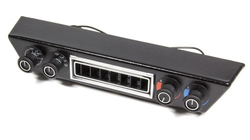 Climate Control Panel - Gen II Base Model - 4 Knob - Horizontal - 12 x 2.375 in - Under Dash - Plastic - Black - Each