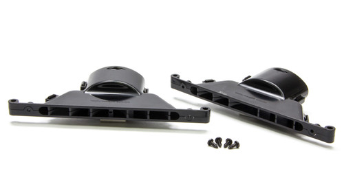 AC and Heat Duct - Defrost - 2 in Hose - 6.25 x 2.75 in - Plastic - Black - Pair