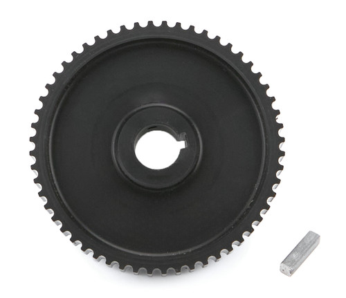 Fuel Pump Pulley - HTD - 56 Tooth - 5 mm Pitch - 1/8 in Keyed - Aluminum - Black Anodized - Aeromotive Fuel Pumps - Each