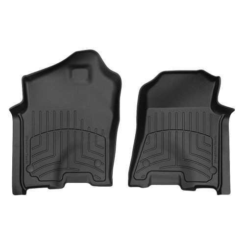 Floor Liner - HP - Front - Plastic - Black / Textured - Ram Fullsize Truck 2020 - Pair